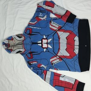 Iron Man 3 Mask Hoodie sz L